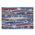thumbnail image 1 of Rustic Cutting Board, Abstract Design Pattern of Patriotic American Flag USA National Image, Decorative Tempered Glass Cutting and Serving Board, Large Size, Red Blue, by Ambesonne, 1 of 1