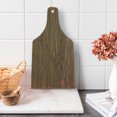 thumbnail image 1 of Rustic Cutting Board, Cottage Cabin Living in the Countryside Theme Freshly Cut Wooden Planks Texture Image, Tempered Glass Cutting and Serving Board, Wine Bottle Shape, Brown, by Ambesonne, 1 of 1