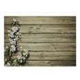 thumbnail image 1 of Rustic Cutting Board, Spring Flowering Tree Branch on Weathered Wooden Blooming Orchard Image, Decorative Tempered Glass Cutting and Serving Board, Small Size, Pink Brown Green, by Ambesonne, 1 of 1