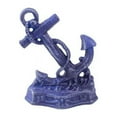 thumbnail image 1 of Rustic Dark Blue Cast Iron Anchor Door Stopper, 8 in., 1 of 1