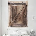 thumbnail image 1 of Rustic Decor Wall Hanging Tapestry, Aged Sliding Door with Rustic Texture Authentic Vintage Architectural Rural Decorative Print, Bedroom Living Room Dorm Accessories, 60 X 80 Inches, by Ambesonne, 1 of 1