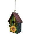 thumbnail image 1 of Rustic Decorative Wooden Hanging Garden Birdhouse Porch Yard Decor 9.37"X6.38"X4.25", 1 of 6