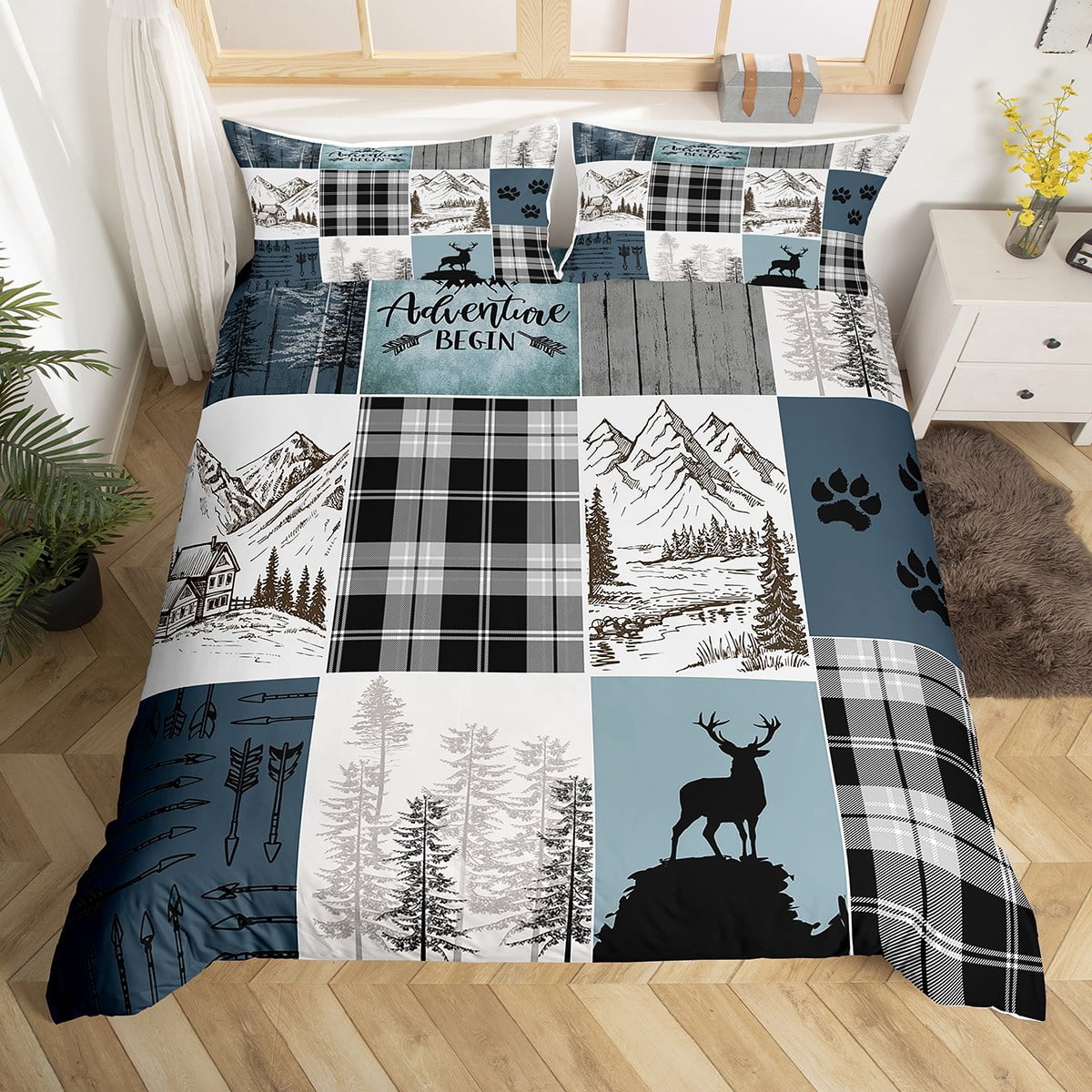 Majestic Mule Deer WP0201031CL Duvet Cover Set main image 1