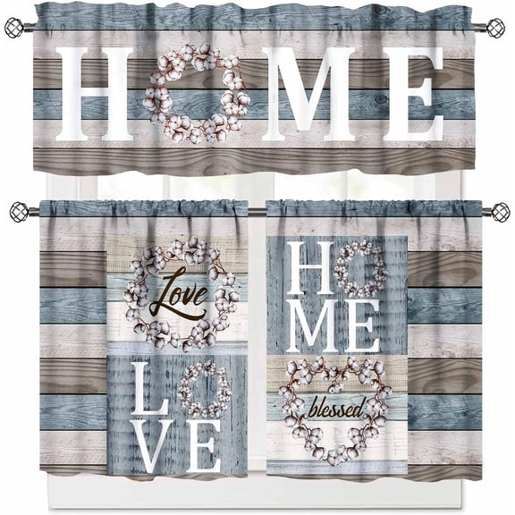 Rustic Deer Valance Curtains for Kitchen,Farmhouse Hunting Elk Country Camouflage Forest Woodland Wildlife Bear Elk Cabin Lodge Window Treatments for Bedroom Living Room 1 Piece,54x18 Inch