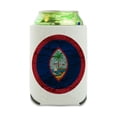 thumbnail image 1 of Rustic Distressed Guam Flag Can Cooler - Drink Sleeve Hugger Collapsible Insulator - Beverage Insulated Holder, 1 of 3