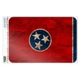 thumbnail image 1 of Rustic Distressed Tennessee State Flag Home Business Office Sign, 1 of 3