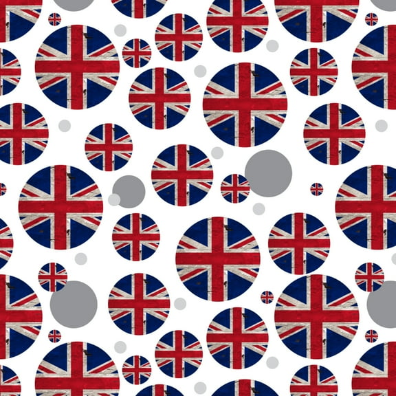 Rustic Distressed United Kingdom British Flag Premium Gift Wrap Wrapping Paper Roll