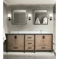 thumbnail image 1 of Rustic Double Bath Vanity 84 In. X 22 - Cultured Marble Top, Faucet, Soft Close, Long-term Durability And Storage W D Bathroom Faucet Included, Stain- Roomy, 1 of 6