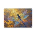 thumbnail image 1 of Rustic Dragonfly Tin Sign – 8x12 Inch Metal Wall Art for Bedroom, Living Room, or Porch – Gift for Insect Lovers and Garden Enthusiasts, 1 of 8