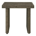 thumbnail image 1 of Moe's Home Collection Monterey Square Solid Wood End Table in Aged Brown, 1 of 6