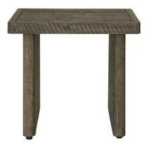 Moe's Home Collection Monterey Square Solid Wood End Table in Aged Brown