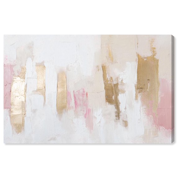 Rustic Elegance II Canvas Pastel Abstract Art by Art Remedy, Gallery Wrapped, 45" x 30"