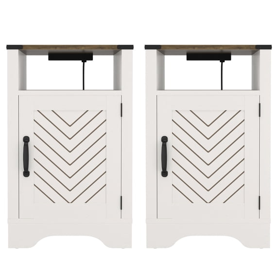 Rustic End Table - Two Sets Available - Entryway - Versatile Use