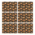 thumbnail image 1 of Rustic Fall Placemats Set of 6, Durable Linen Table Mats with Pumpkin and Turkey Pattern, Machine Washable Heat Resistant Autumn Dining Table Mats, 1 of 5