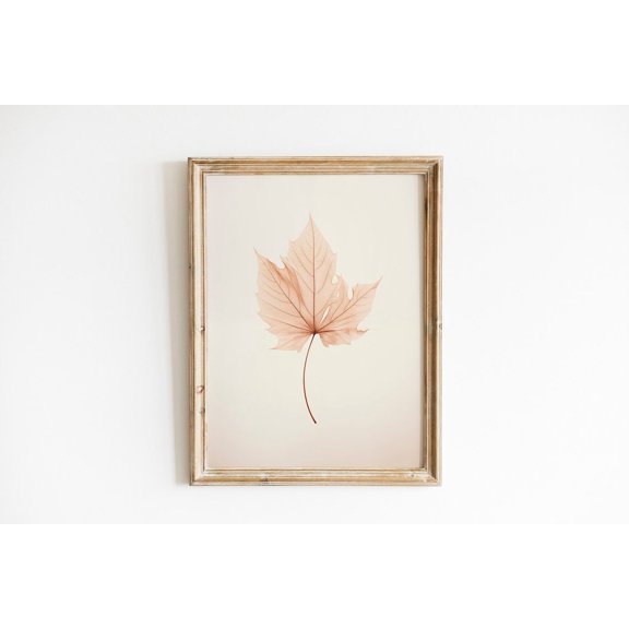 Rustic Fall Wall Art Minimalist Fall Fall Decor Art poster Leaf Press Autumn poster Fall Fall Unframed Paper Print
