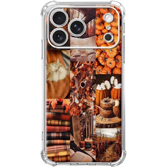 Rustic Farm Autumn Pumpkin Donut Soft TPU Case for iPhone 17 Pro Max