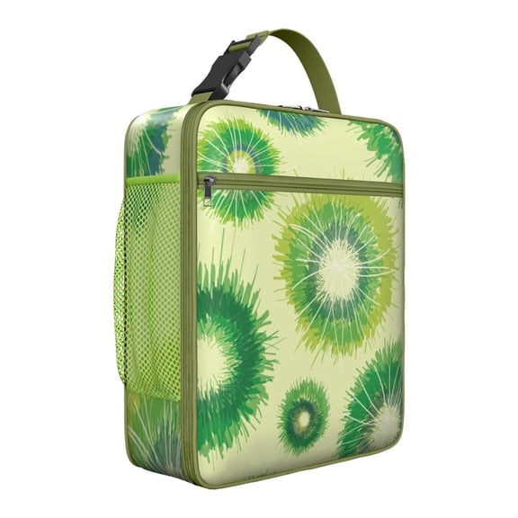 Rustic Farm Cow Insulated Lunch Tote – Classic Black and White Buffalo Print with Minimalist Country-Themed Art and Floral Texture, Waterproof Insulated Cooler Bag for Outdoor and Everyday Use