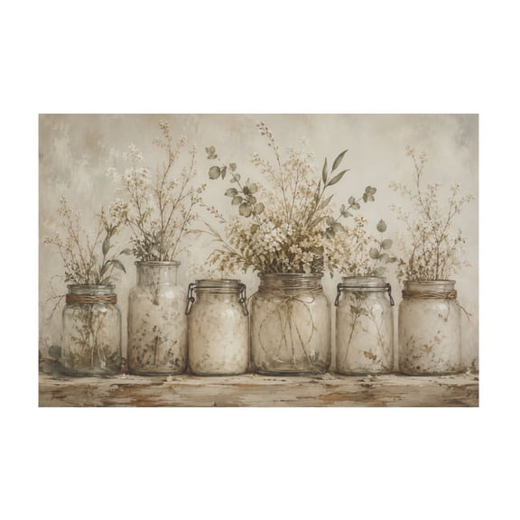 Rustic Farm Kitchen Country Spice Still Life Canvas Wall Art For Dining Room And Home Decoration 16x24in