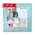 thumbnail image 1 of BARNWOODUSA Farmhouse 12x12 Picture Frame 1 1/2 inch Molding 100% Reclaimed Wood Rustic Robins Egg Blue, 1 of 1