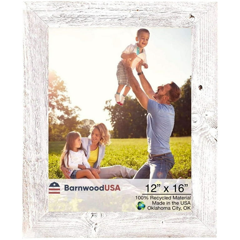 12” X 16” Rustic Farmhouse White Wash Wood Frame 12” X 16” Rustic Farmhouse White Wash Wood Frame
