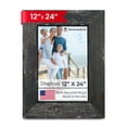 thumbnail image 1 of BARNWOODUSA Farmhouse 12x24 Picture Frame 1 1/2 inch Molding 100% Reclaimed Wood Rustic Smokey Black, 1 of 1