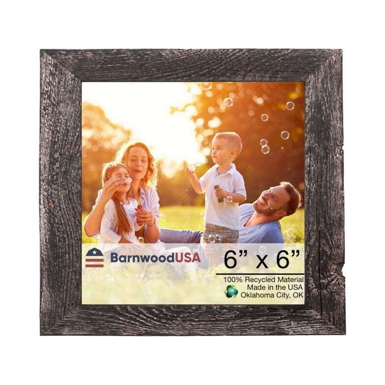 4” X 4” Rustic Farmhouse Rustic Black Wood Frame 4” X 4” Rustic Farmhouse Rustic Black Wood Frame