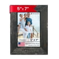thumbnail image 1 of BARNWOODUSA Farmhouse 5x7 Picture Frame 1 1/2 inch Molding 100% Reclaimed Wood Rustic Smokey Black, 1 of 8