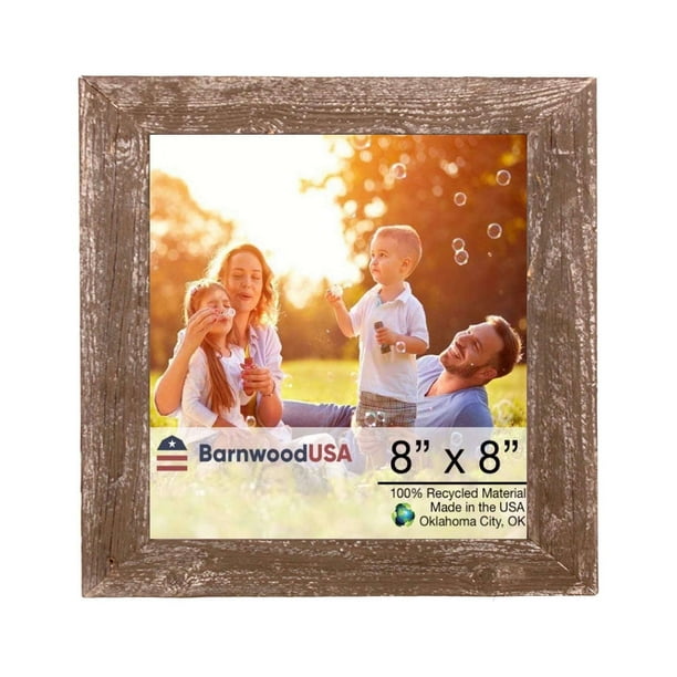 8” X 8” Rustic Farmhouse Espresso Wood Frame 8” X 8” Rustic Farmhouse Espresso Wood Frame