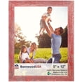 thumbnail image 1 of Rustic Farmhouse 9" x 12" Rustic Red Reclaimed Wood Picture Frame (1.50" Molding), 1 of 7