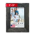 thumbnail image 1 of BARNWOODUSA Farmhouse 9x12 Picture Frame 1 1/2 inch Molding 100% Reclaimed Wood Rustic Smokey Black, 1 of 1
