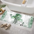 thumbnail image 1 of Rustic Farmhouse Bath Mat, Farm Green Daisy Floral Flowers Butterfly Country Wooden Bath Rug for Bathroom, Grey White Bath Mat Soft Non Slip Bath Rugs, 16X48IN, 1 of 5