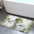 thumbnail image 1 of Rustic Farmhouse Bath Mat, Farm Sage Green Daisy Floral Flowers and Butterfly on Country Wooden Forest Green Bath Rug for Bathroom, Olive Green Bath Mat Soft Non Slip Bath Rugs, 16X24N, 1 of 4