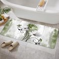 thumbnail image 1 of Rustic Farmhouse Bath Mat, Farm Sage Green Daisy Floral Flowers and Butterfly on Country Wooden Forest Green Bath Rug for Bathroom, Olive Green Bath Mat Soft Non Slip Bath Rugs, 16X48IN, 1 of 6