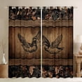 thumbnail image 1 of Rustic Farmhouse Curtains 42"Wx90"L Tree Branches Camo Cabin Window Curtains Hunting Animal Mallard Duck 30%-50% Blackout Curtains Men Woodland Camouflage Wildlife Curtains 2 Panels, 1 of 6