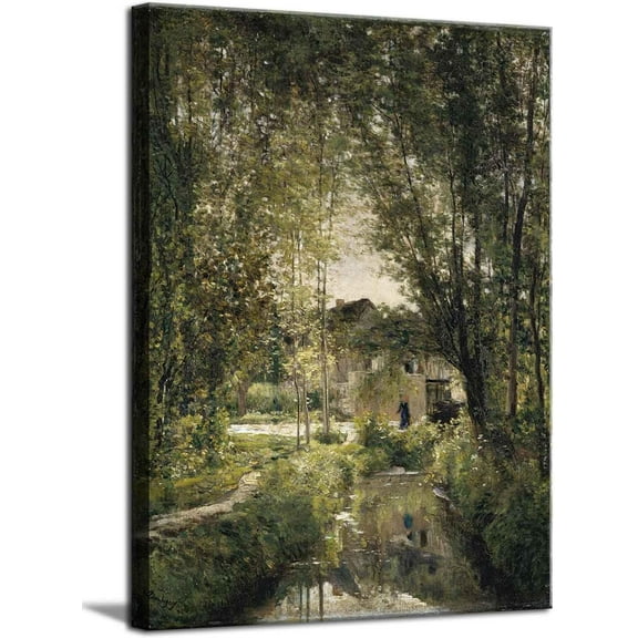 Rustic Farmhouse Daisy Canvas Wall Art Vintage Country Floral Wall Decor Picture Modern Flower Poster Print for Living Room Bedroom Bathroom Decoration 16x20in