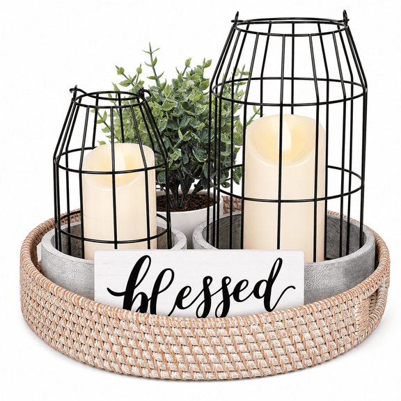 Rustic Farmhouse Decor Set Of 7