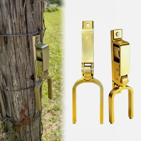 Rustic Farmhouse Gate Latch - Heavy Duty Galvanized Steel with Decorative Scrollwork, Instant Locking for Garden Gates, Wooden Fences, and Country-style Property Entrances