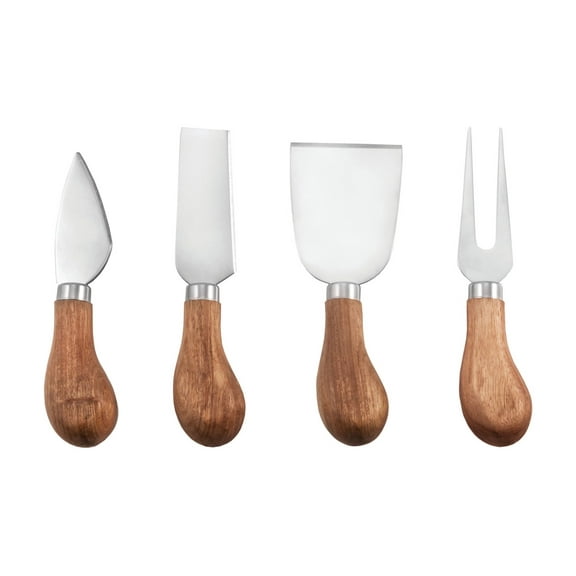 Twine Farmhouse Gourmet Cheese Knives, Charcuterie Accessories, Set of 4