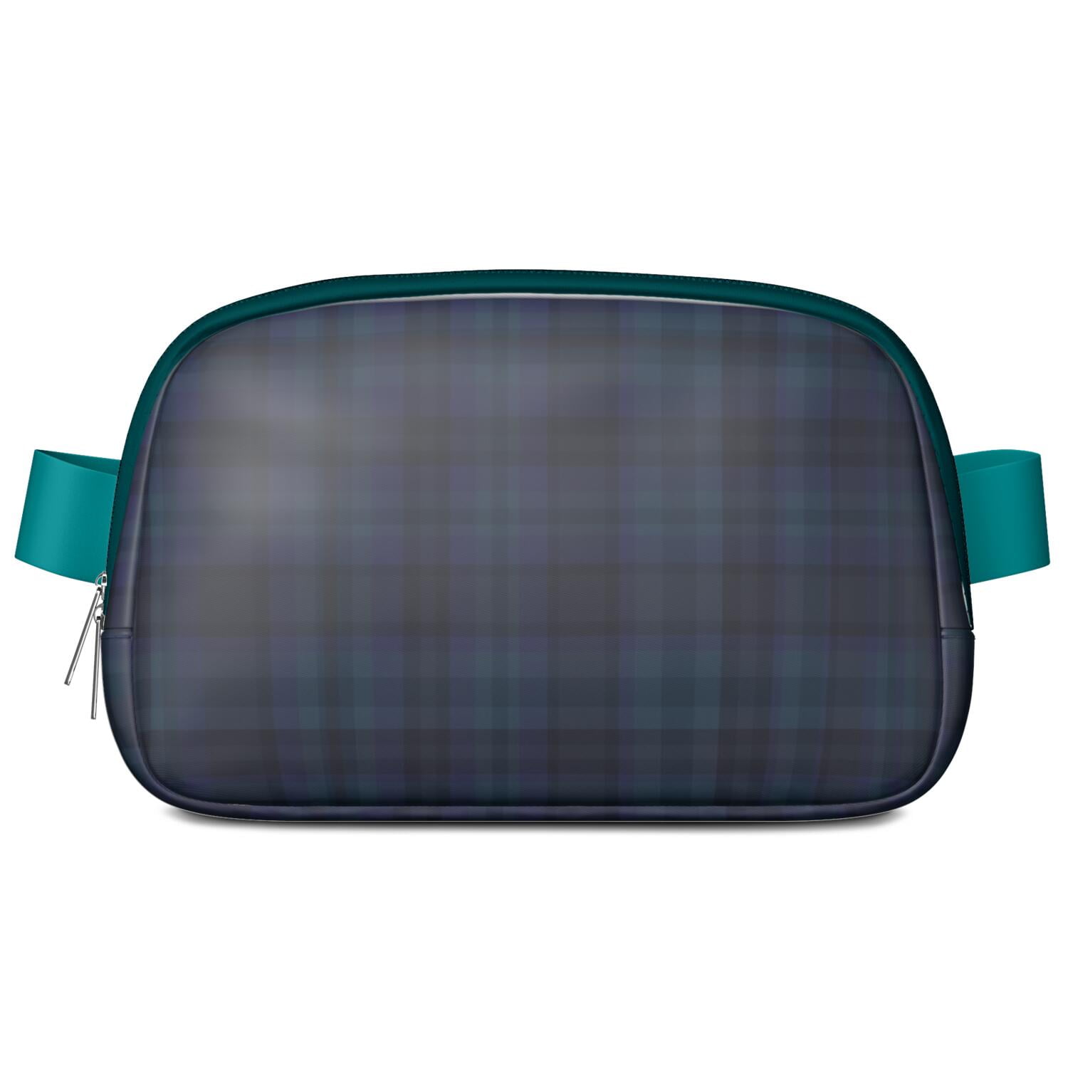 Rustic Farmhouse Plaid Fanny Pack – Classic Checkered Belt Bag with Geometric Retro Feel