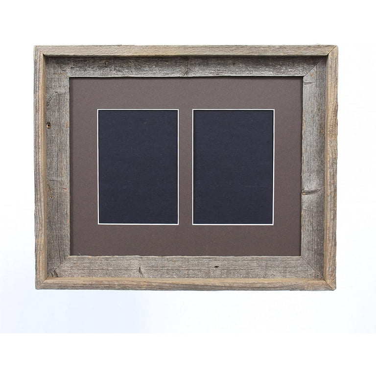 11X14 Rustic Weathered Grey Box Picture Frame With Hanger 11X14 Rustic Weathered Grey Box Picture Frame With Hanger