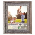 thumbnail image 1 of Rustic Farmhouse Signature Series 10" x 20" Weathered Gray Wood Picture Frame, 1 of 7