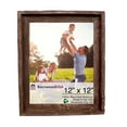 thumbnail image 1 of barnwoodusa | signature picture frame - 100% up-cycled reclaimed wood (11x14, smoky black), 1 of 9