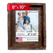 BARNWOODUSA Farmhouse Style Rustic Picture Frame, 8x10, Espresso Brown