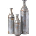 thumbnail image 1 of Rustic Farmhouse Style Galvanized Metal Floor Vase Decoration, 1 of 10
