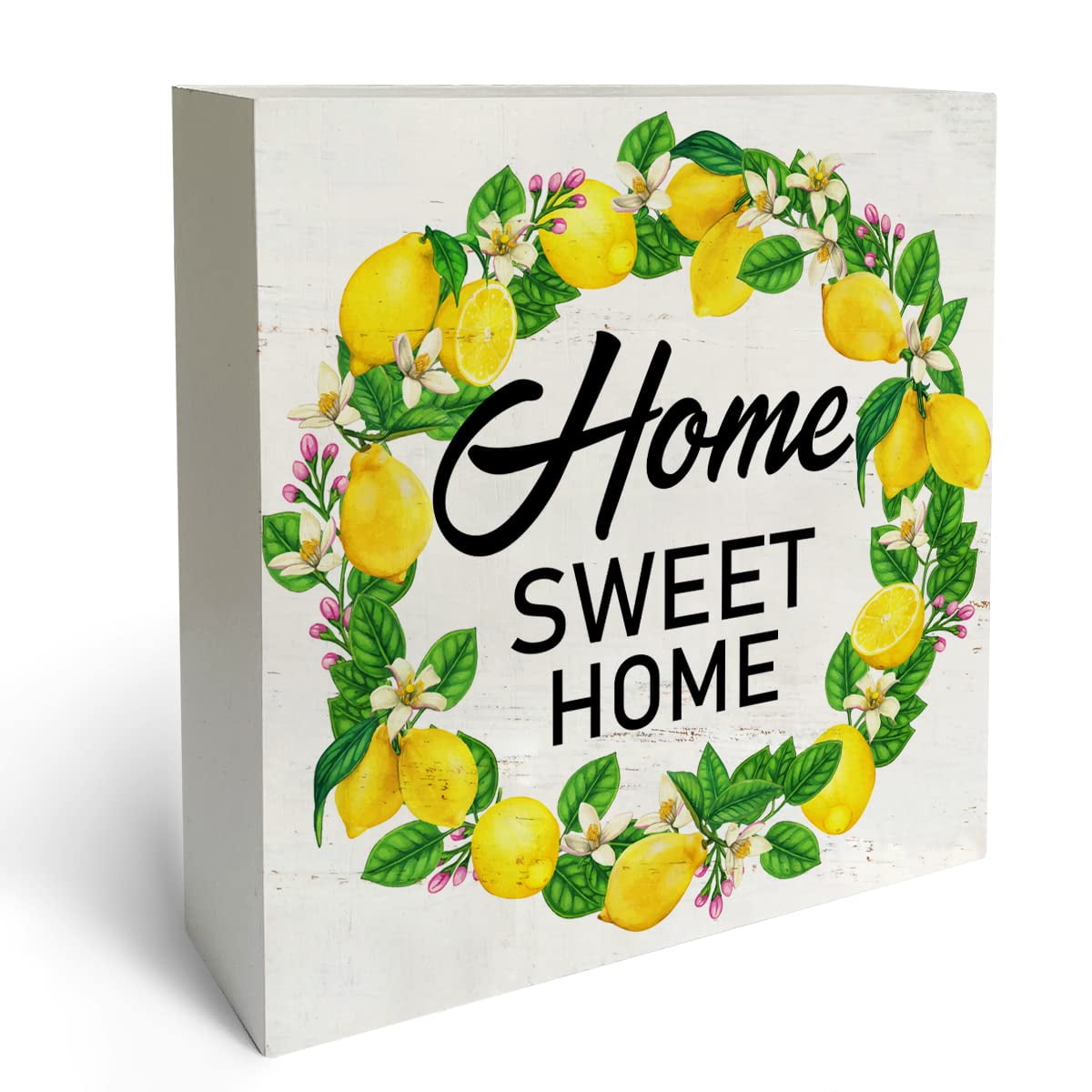 Rustic Farmhouse Style Home EC36 Sweet Home Box Sign Wood Desk Sign ...