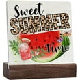 thumbnail image 1 of Rustic Farmhouse Style Sweet Summer Time Ceramic Desksign Decor Watermelon Mason Jar Summer Ceramic Desksign Home Decorations, 1 of 6