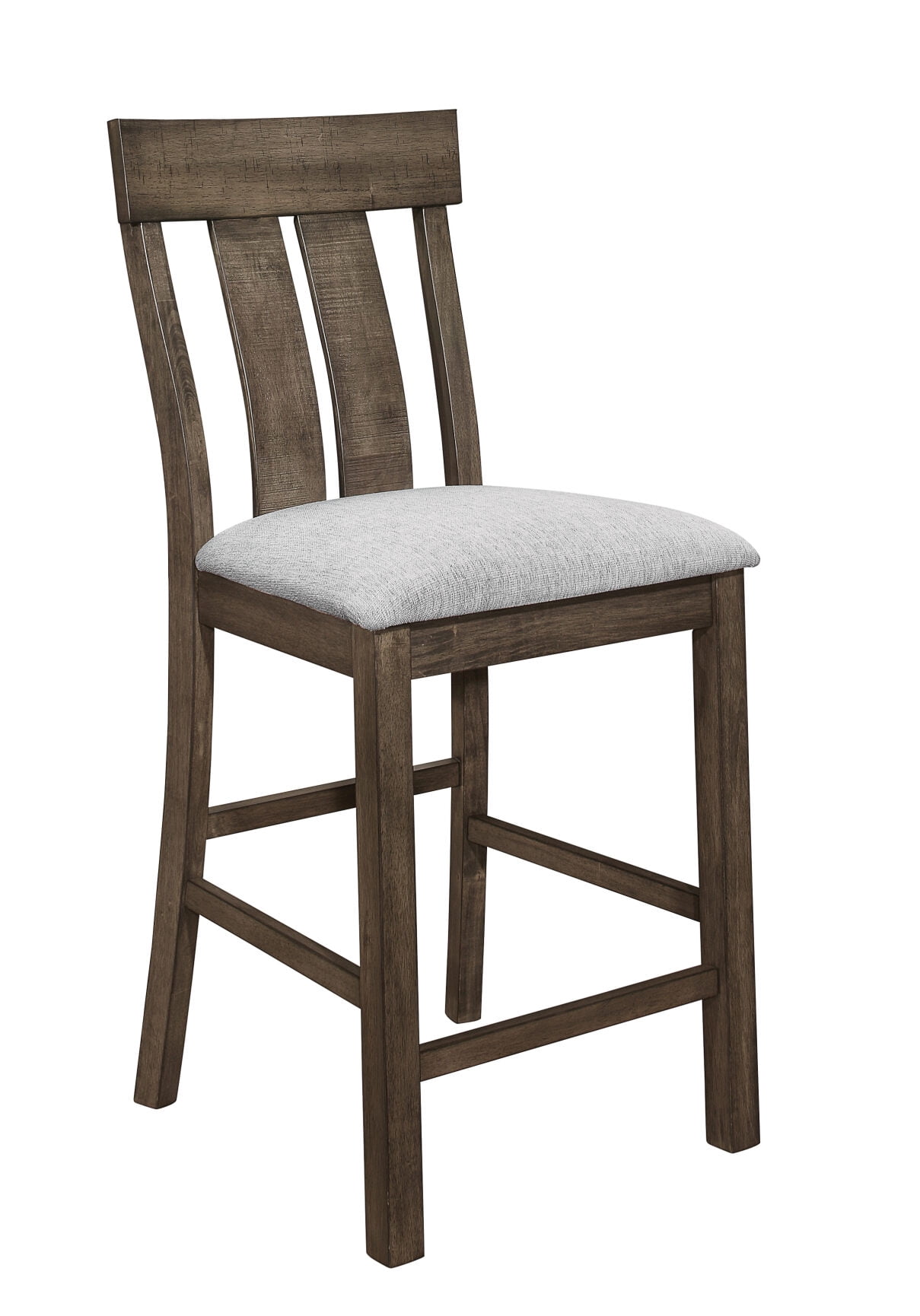Rustic Farmhouse Style Upholstered Dining Chair Set of 2, Wooden ...