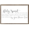 thumbnail image 1 of Rustic Farmhouse Wall Decor Signs Holy Spirit You Are Welcome Here Sign Scripture Signs Living Room Bible Verse Sign Holy Spirit Sign for Home Modern Decor Framed Wood Sign Hanging Plaque for Kitchen, 1 of 2