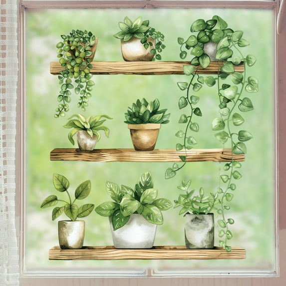 Rustic Farmhouse Wall decor, Wooden Wall Art decor, Living Room Shelf decor, Botanical Illustrations, Hanging Vines, 32X22 in, 1 Pc