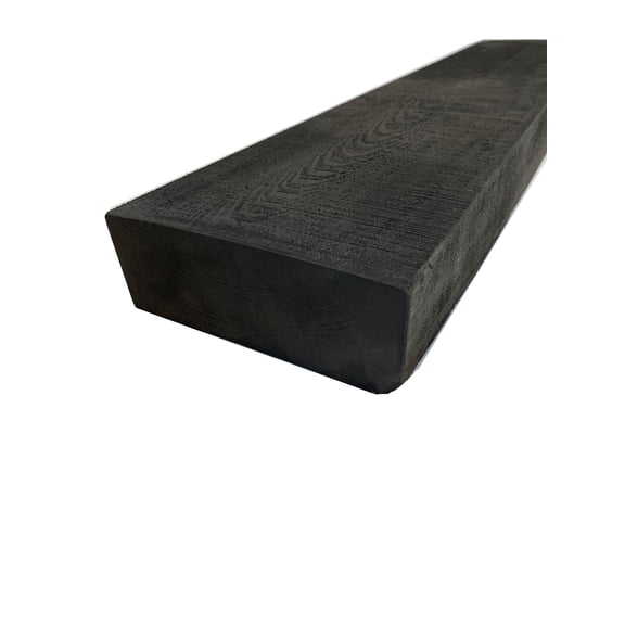 Rustic Farmhouse Wood Mantel Shelf 72"L x 3" Thick x 7.5" - 8" Wide Charcoal